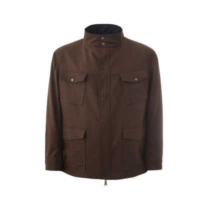 Lardini Elegant Wool Blue Men's Jacket