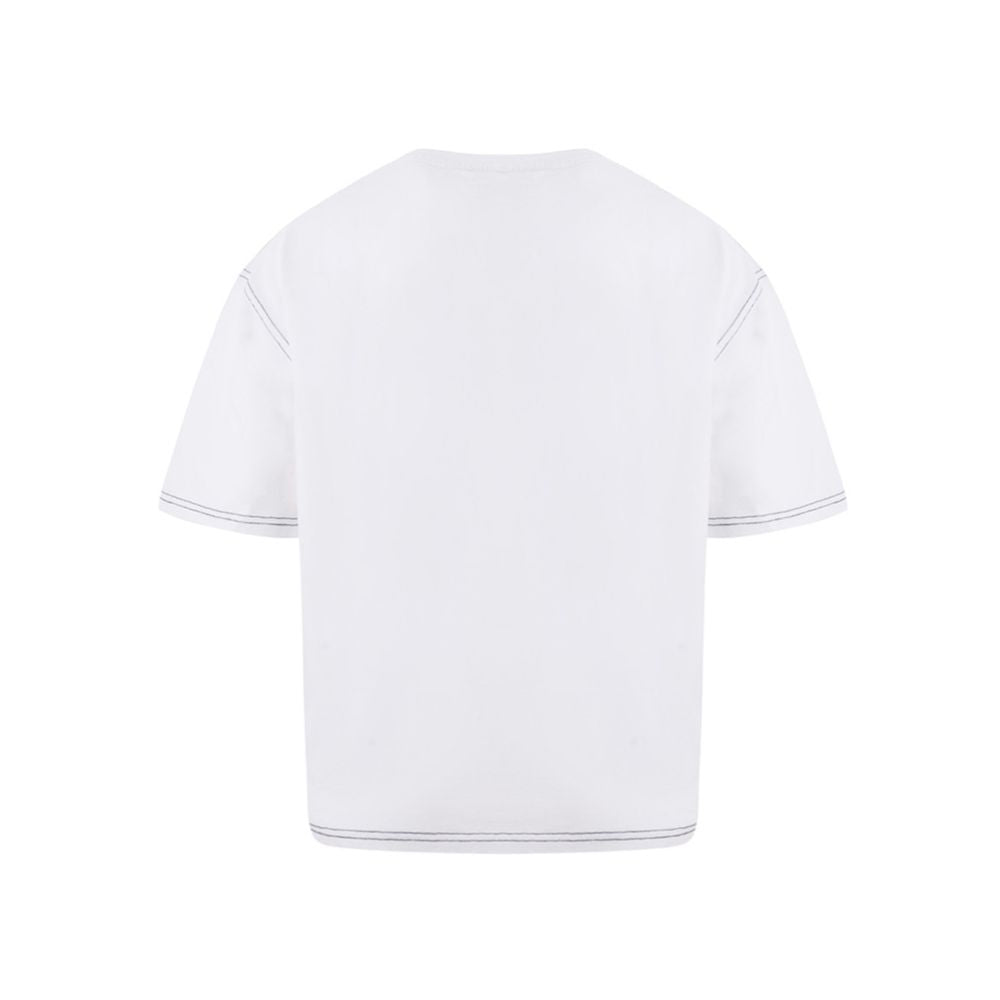 Elegant White Cotton Top for Sophisticated Women
