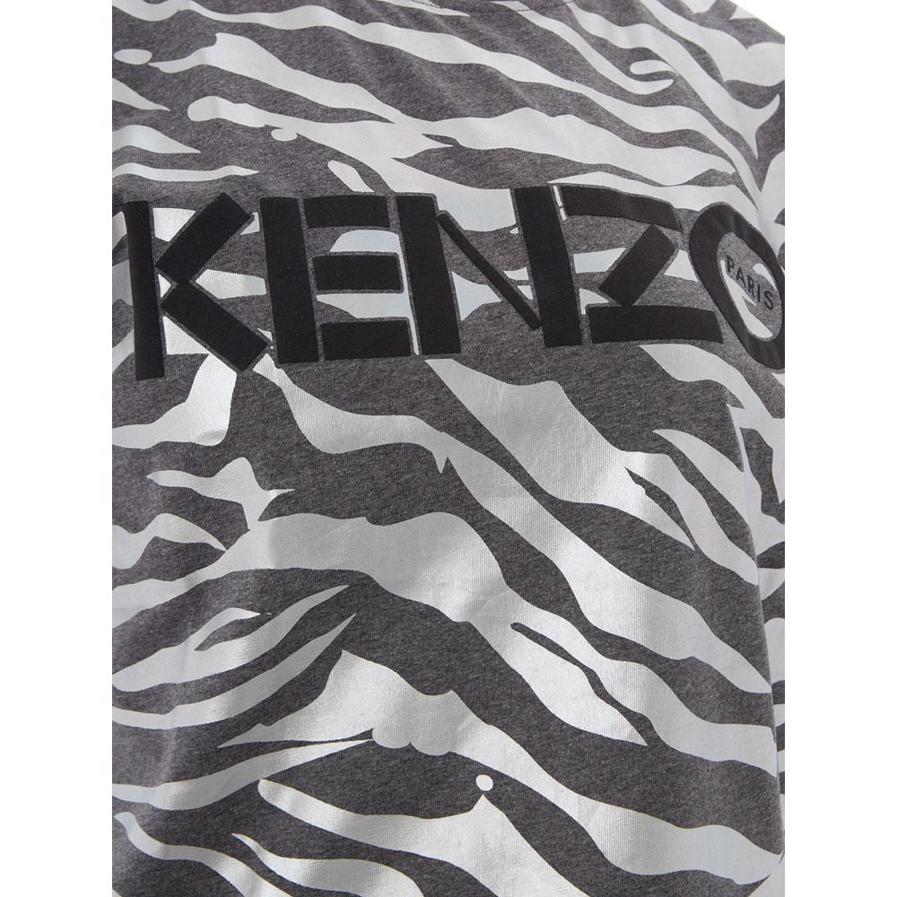 Multicolor Cotton Short Sleeve Crewneck T-Shirt