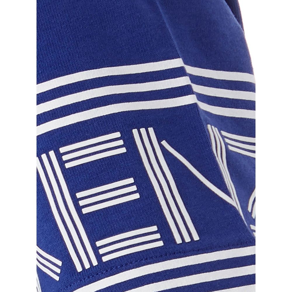 Chic Blue Cotton Tee for Everyday Elegance