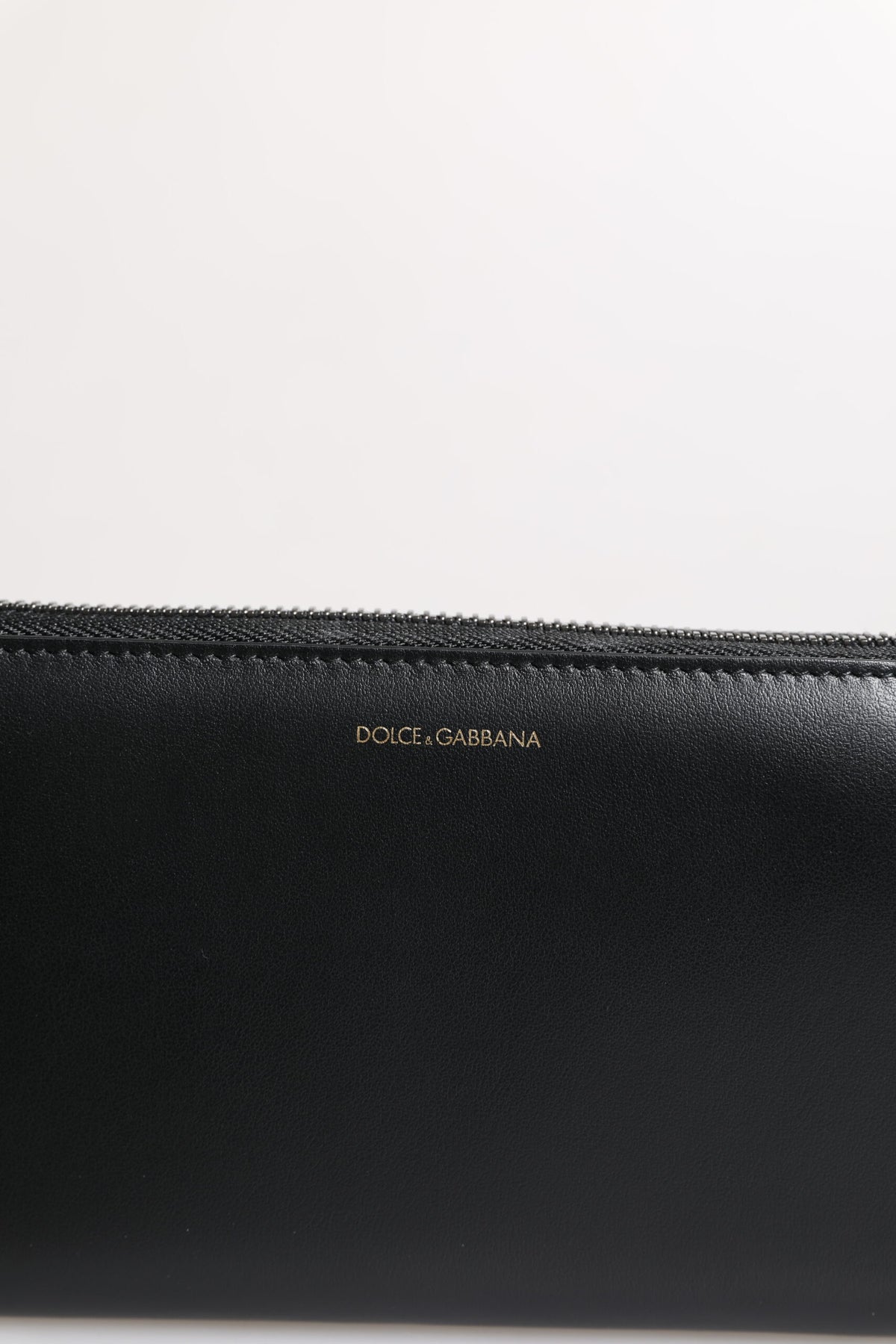 Dolce & Gabbana Exotic Leather Cardholder Wallet - Black Blue