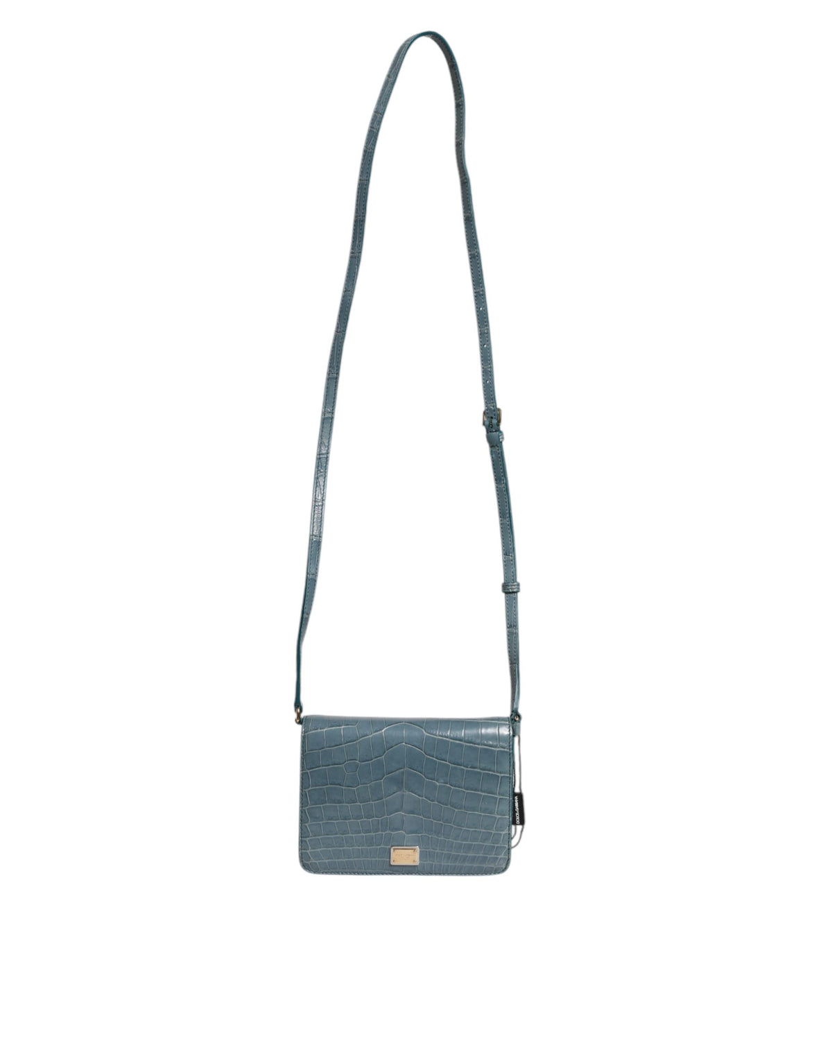 Dolce & Gabbana Exotic Leather Mini Crossbody Handbag - Black Gold Green