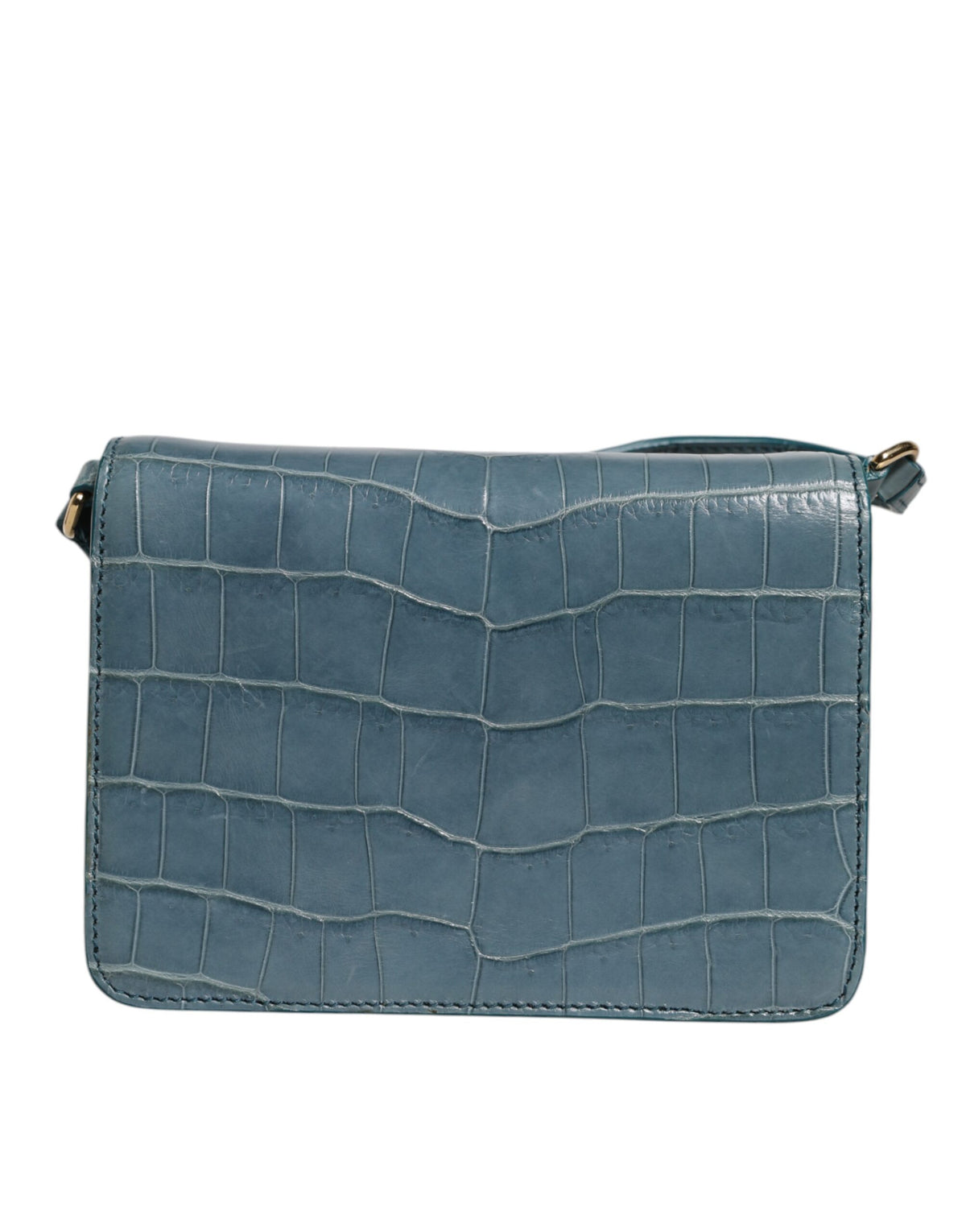 Dolce & Gabbana Exotic Leather Mini Crossbody Handbag - Black Gold Green