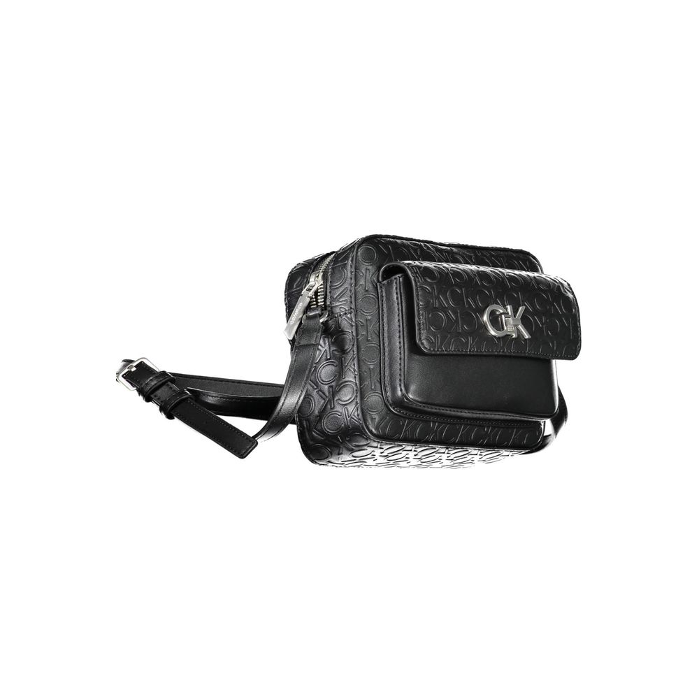 Calvin Klein Black Polyester Shoulder Handbag