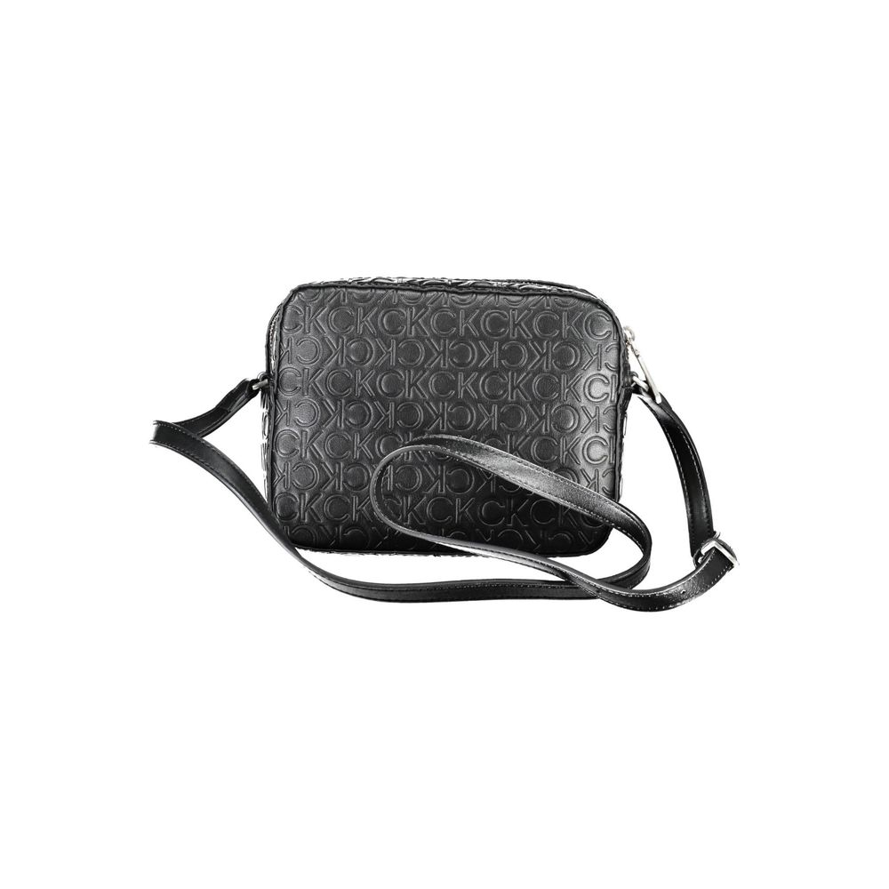 Calvin Klein Black Polyester Shoulder Handbag