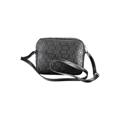 Calvin Klein Black Polyester Shoulder Handbag
