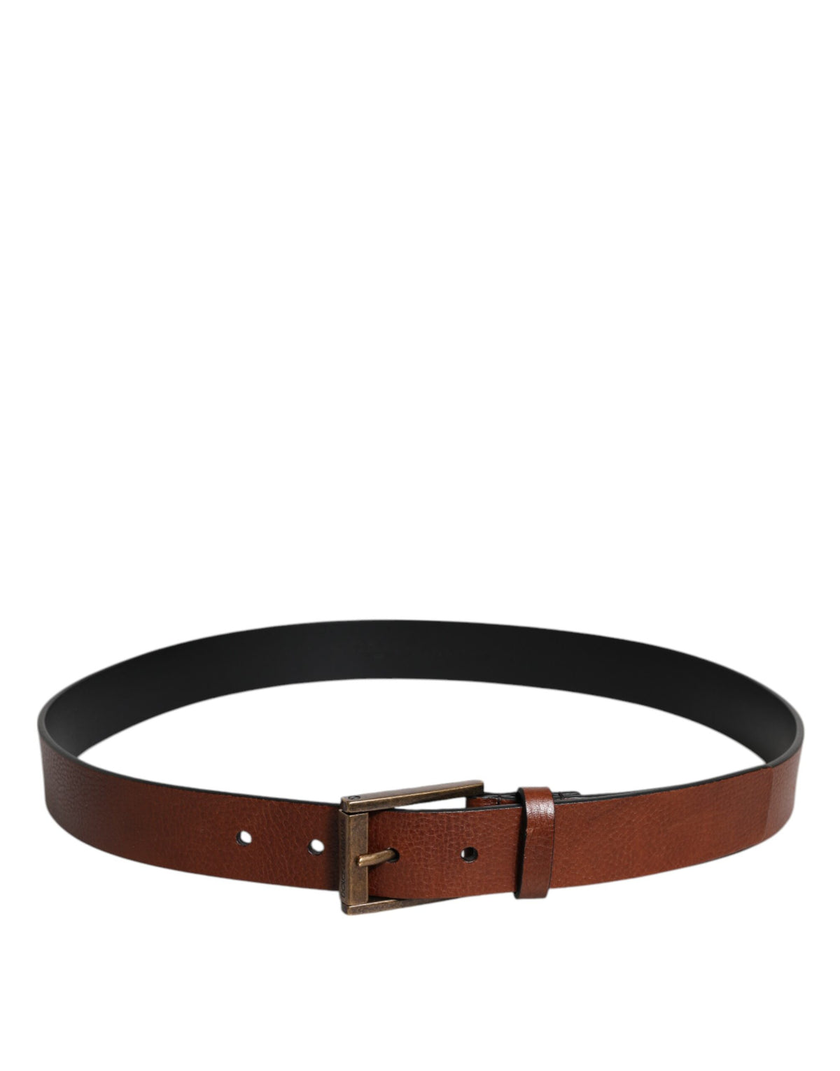 Dolce & Gabbana Calf Leather Belt - Bronze Brown