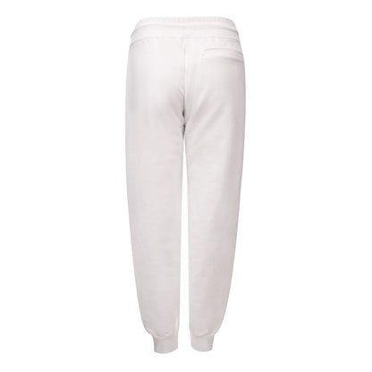 White Cotton Jogger Sweatpants