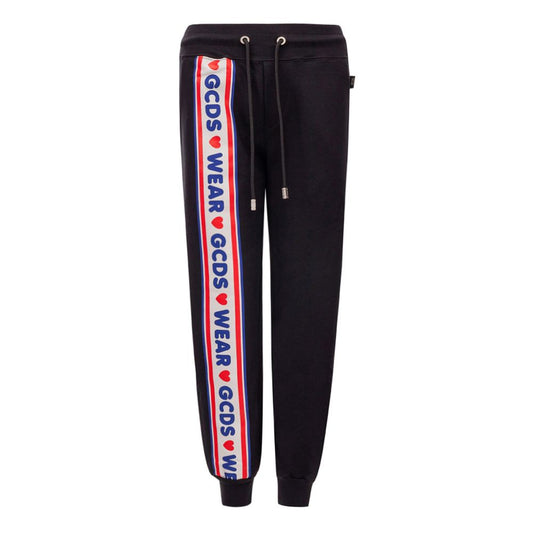 Black Cotton Jogger Sweatpants