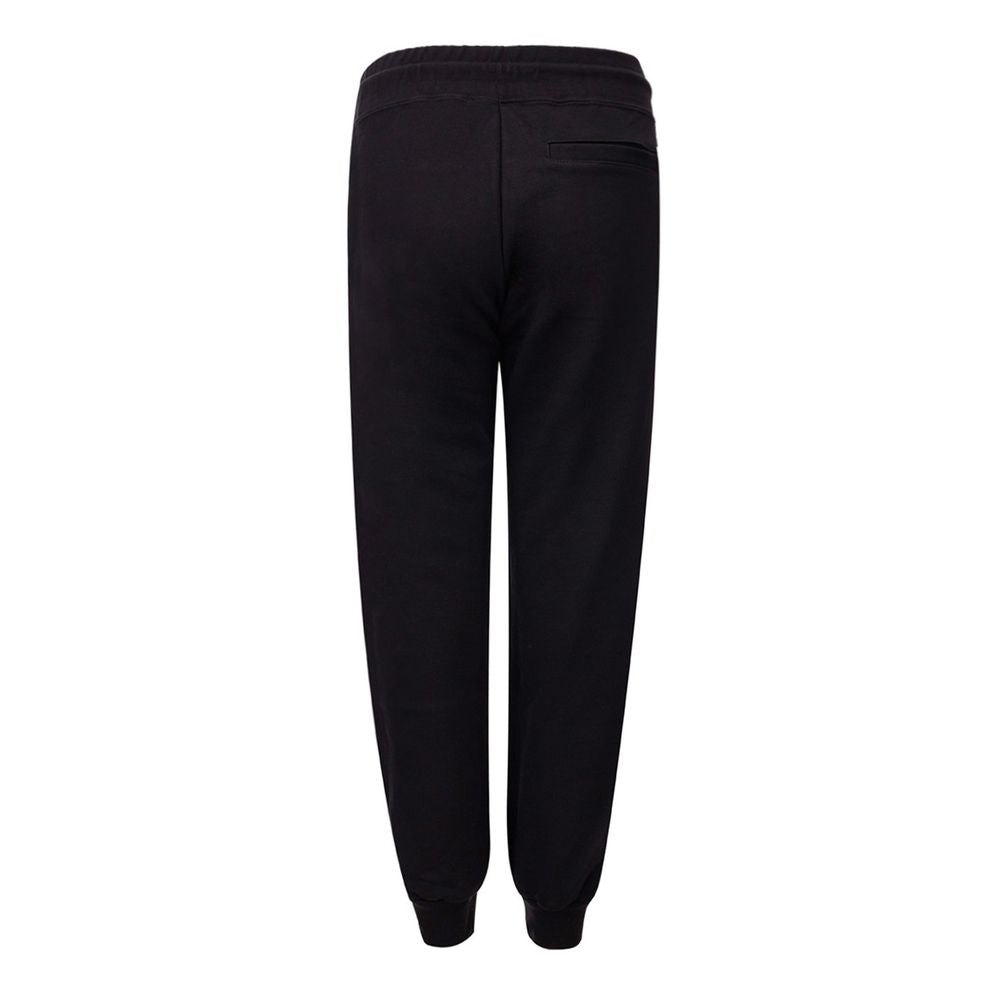 Black Cotton Jogger Sweatpants
