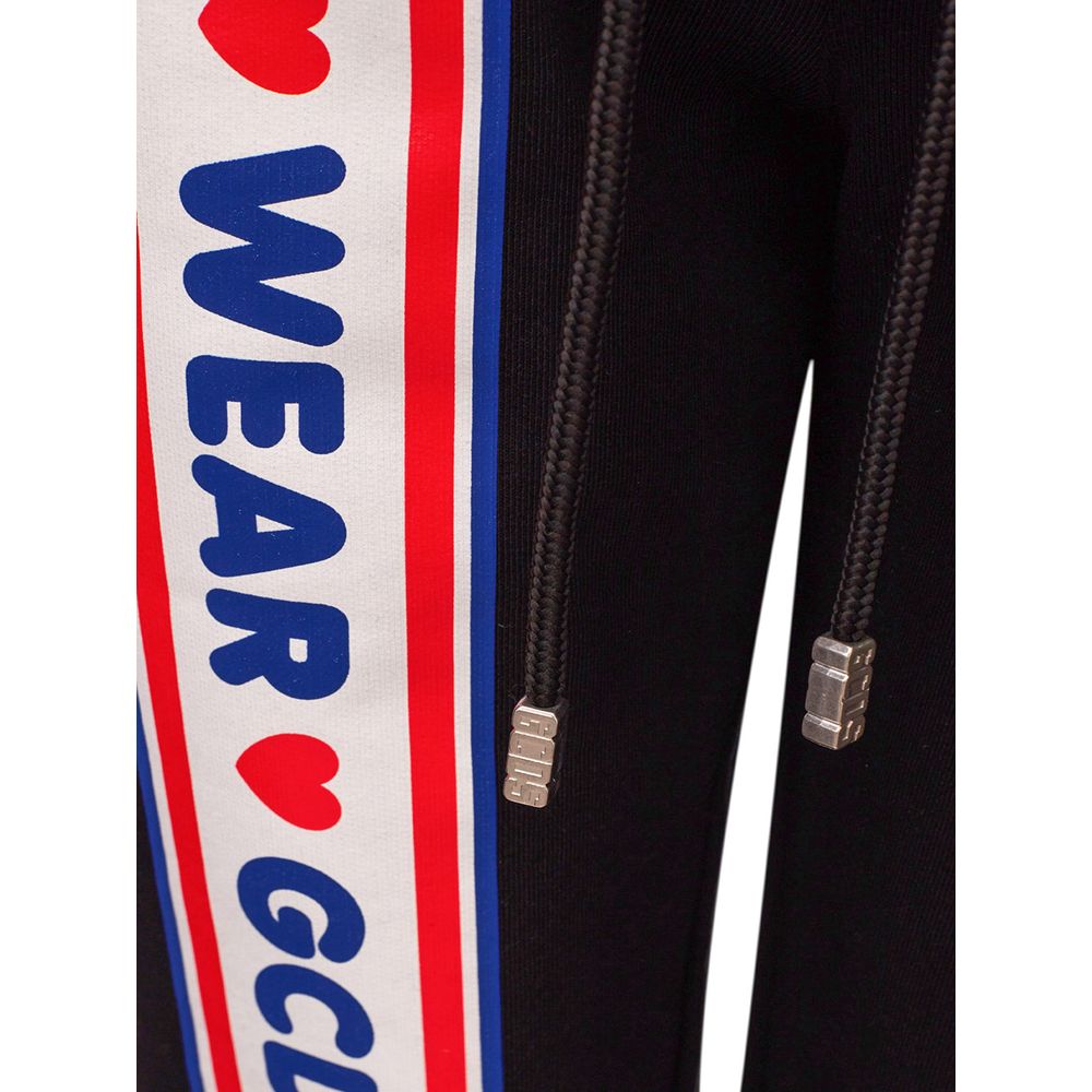 Black Cotton Jogger Sweatpants