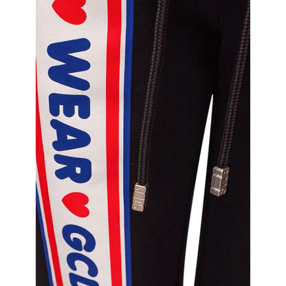 Black Cotton Jogger Sweatpants