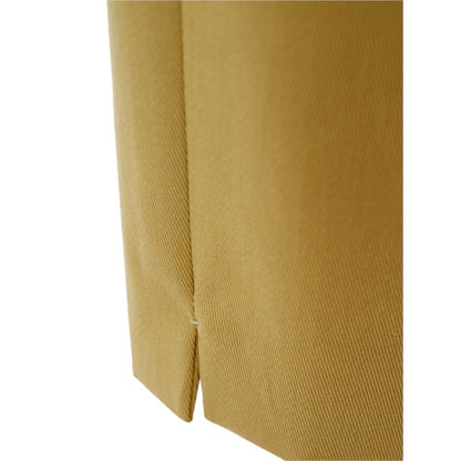 Elegant Golden Cotton Trousers