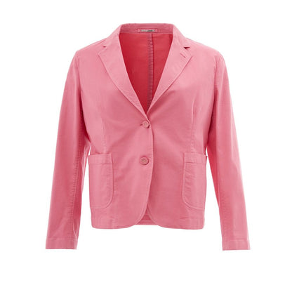 Lardini Women's Elegant Pink Cotton Jacket for Her