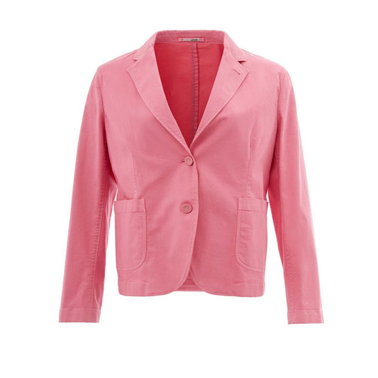 Lardini Women's Elegant Pink Cotton Jacket for Her