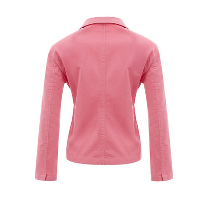 Lardini Women's Elegant Pink Cotton Jacket for Her