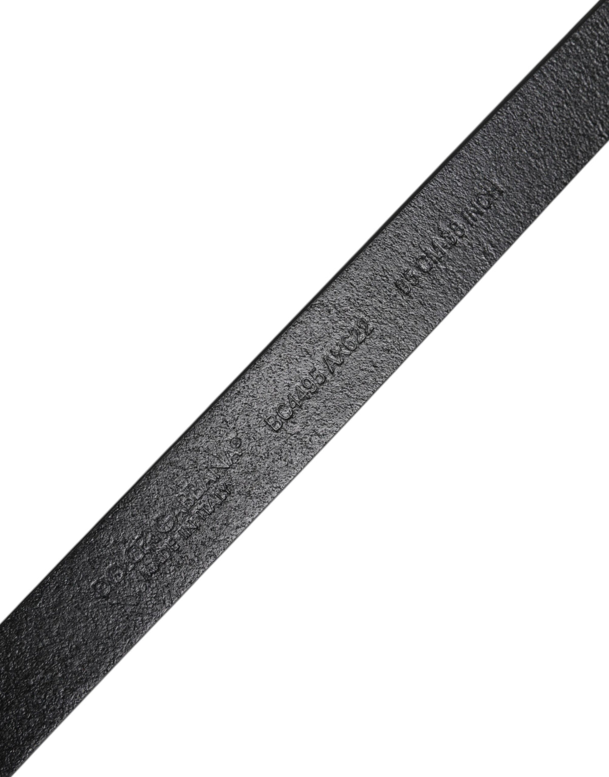 Dolce & Gabbana Calfskin Leather Belt - Black