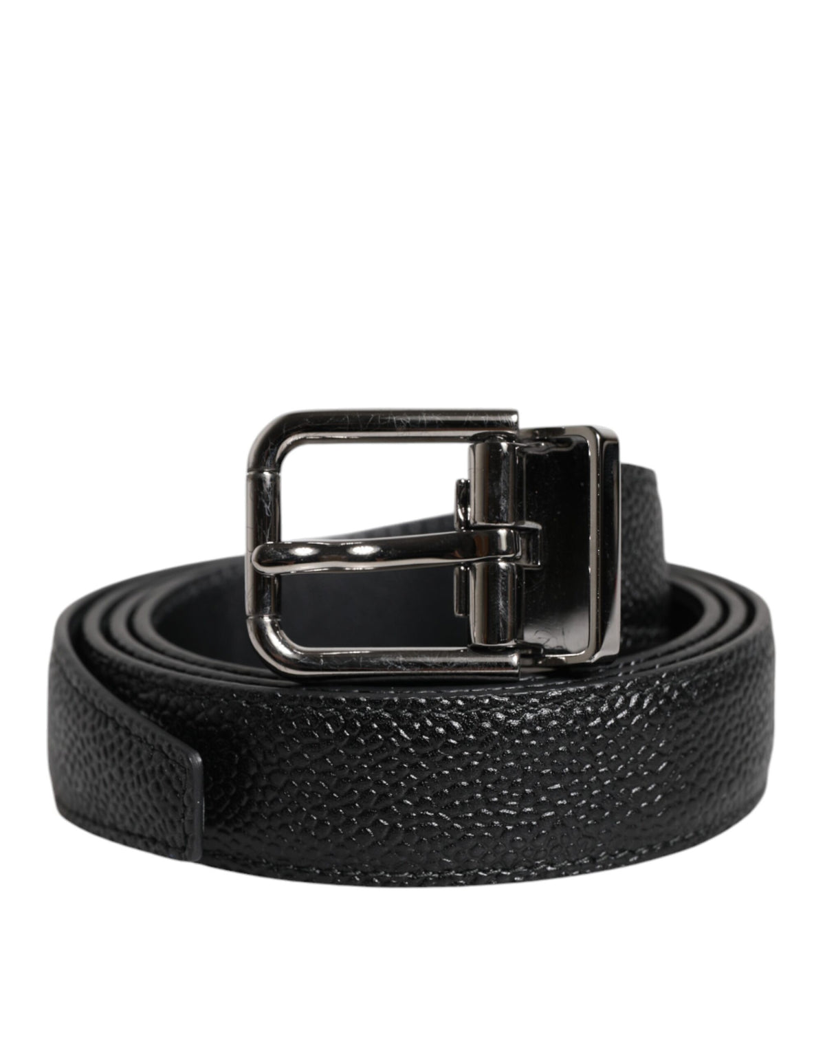 Dolce & Gabbana Calf Leather Belt - Black