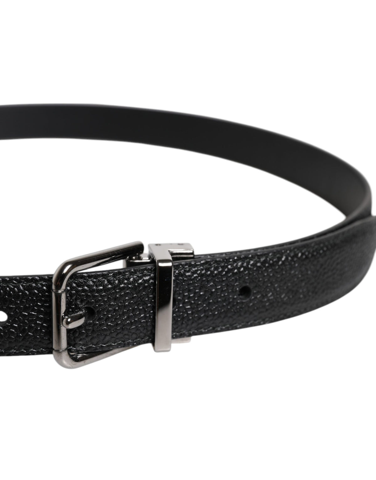 Dolce & Gabbana Calf Leather Belt - Black