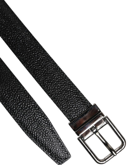 Dolce & Gabbana Calf Leather Belt - Black