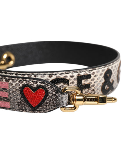 Dolce & Gabbana Ayers Calf Leather Shoulder Strap - Multicolor