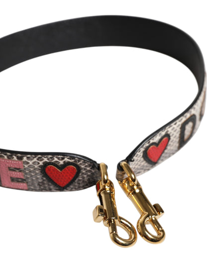 Dolce & Gabbana Ayers Calf Leather Shoulder Strap - Multicolor