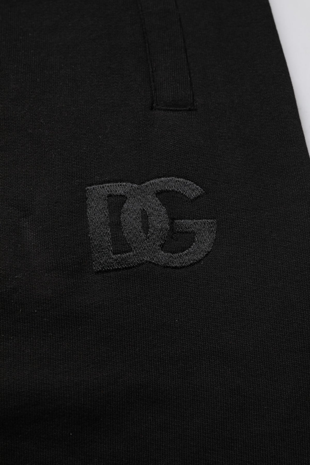 Dolce & Gabbana Men's Mid Rise Cotton Jogger Sweatpants - Black