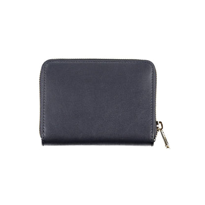 Tommy Hilfiger Blue Polyethylene Leather Effect Women Wallet