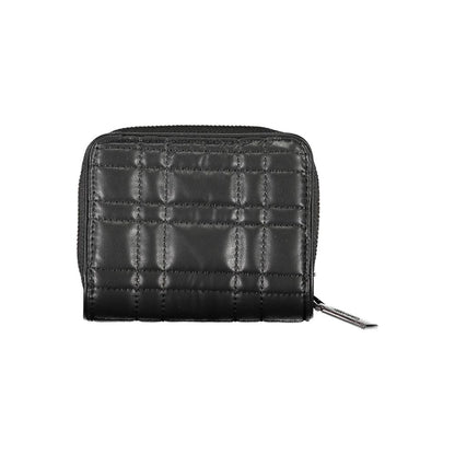 Calvin Klein Black Polyester Leather Effect Women Wallet