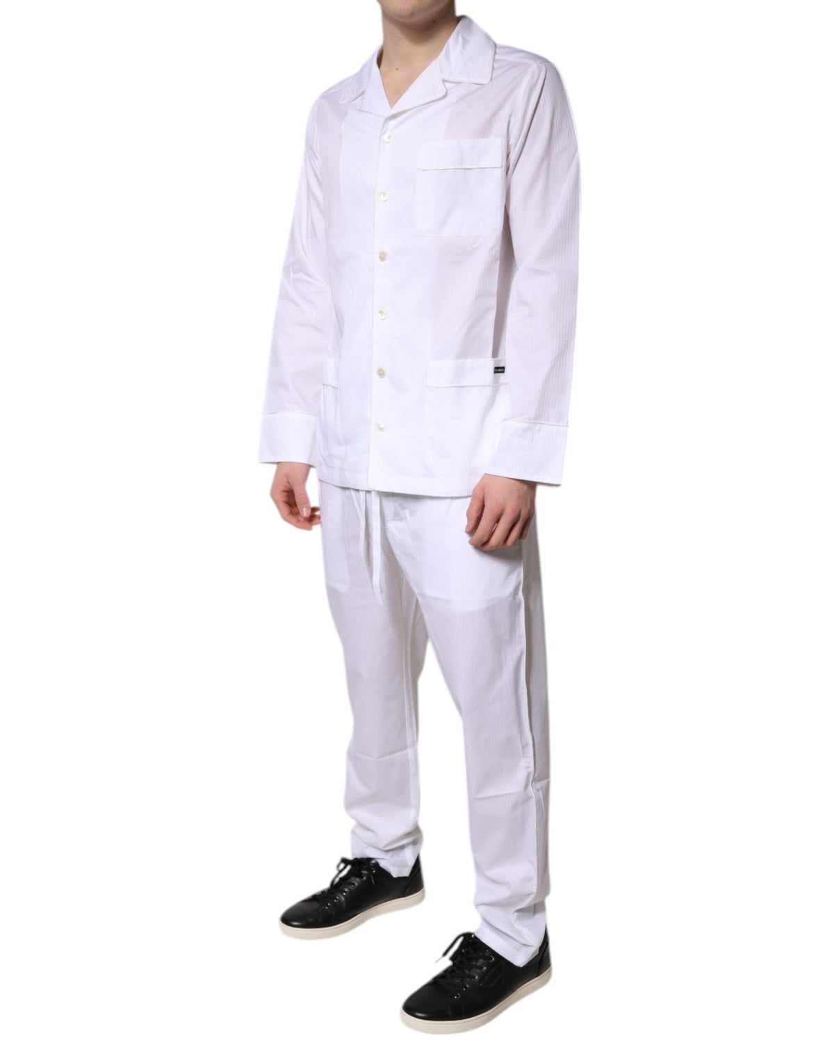 Dolce & Gabbana Men's Cotton Pajamas - White
