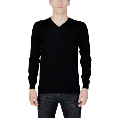 Liu Jo Black Wool  Long Sleeve Jersey T-Shirt