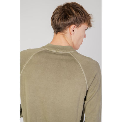 Liu Jo Green Cotton  Long Sleeve Jersey T-Shirt