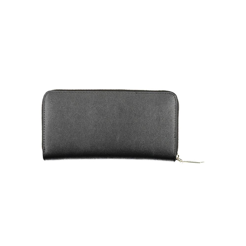 Calvin Klein Black Polyethylene Leather Effect Women Wallet