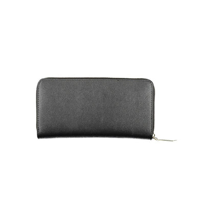 Calvin Klein Black Polyethylene Leather Effect Women Wallet