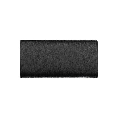 Tommy Hilfiger Black Polyethylene Leather Effect Women Wallet