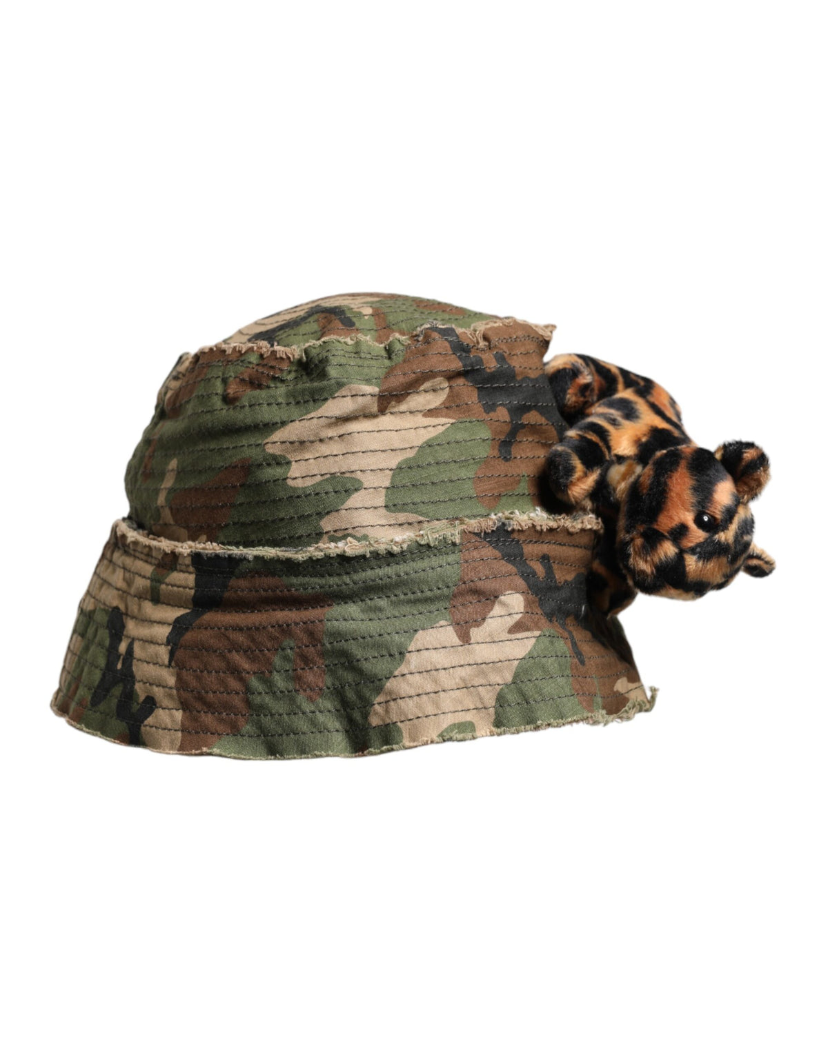 Dolce & Gabbana Stretch Cotton Bucket Hat - Multicolor