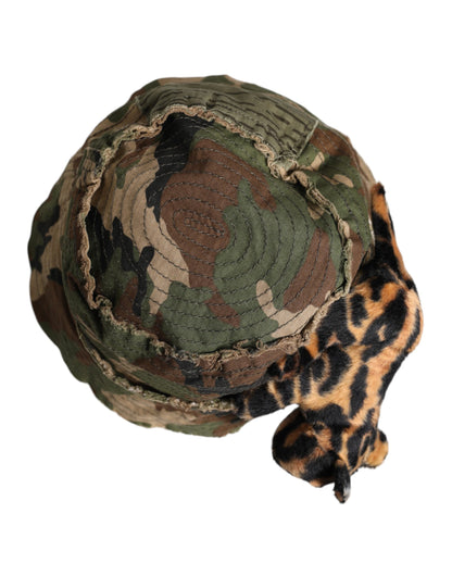 Dolce & Gabbana Stretch Cotton Bucket Hat - Multicolor