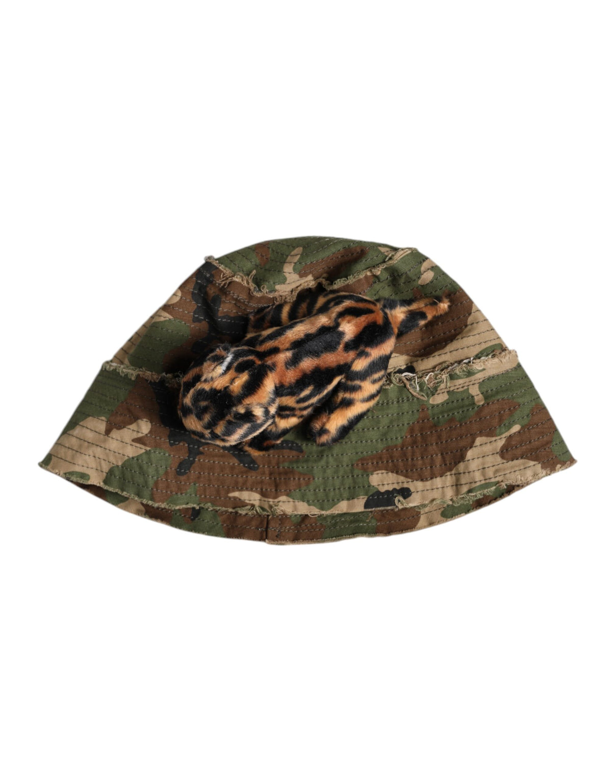 Dolce & Gabbana Stretch Cotton Bucket Hat - Multicolor
