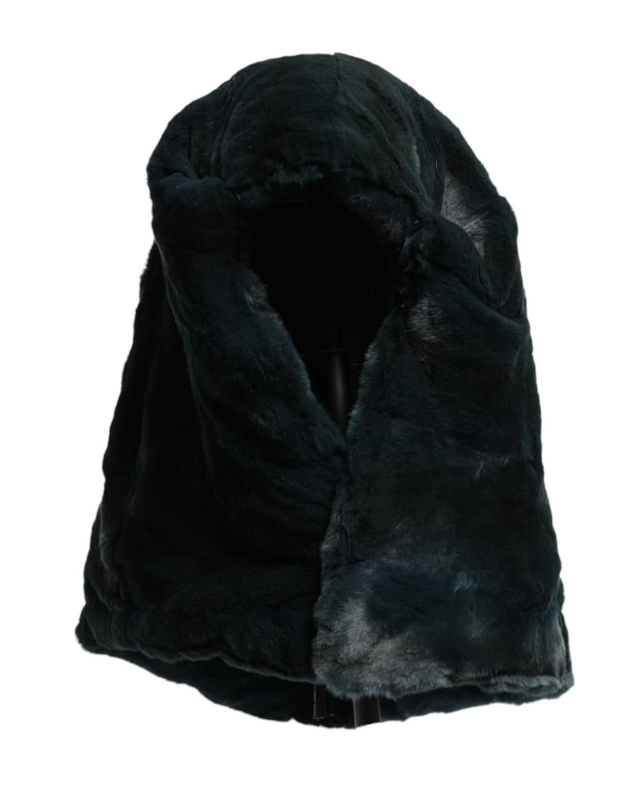 Dolce & Gabbana Weasel Fur Beanie Hat - Black