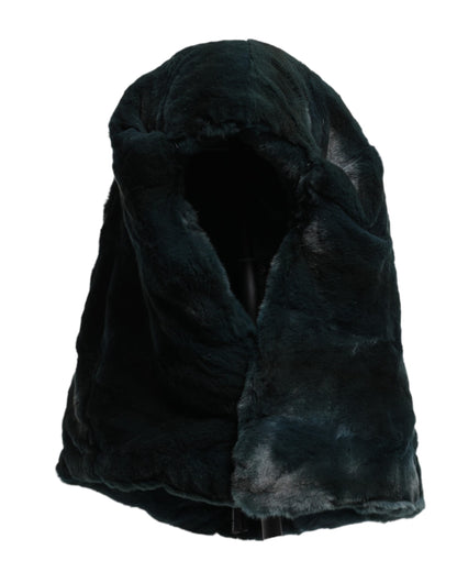 Dolce & Gabbana Weasel Fur Beanie Hat - Black