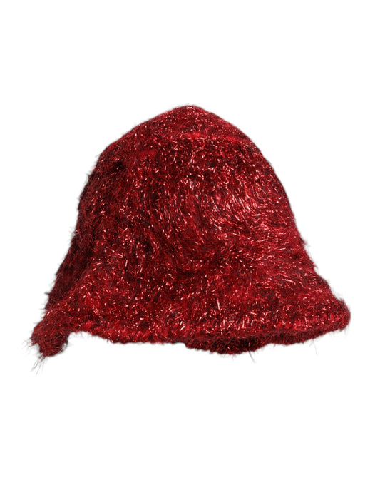 Dolce & Gabbana Nylon Polyester & Viscose Bucket Hat - Red