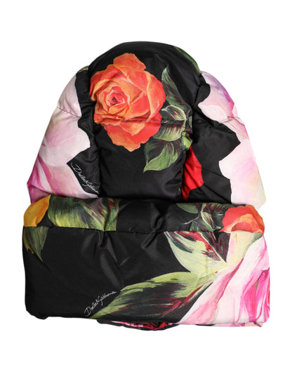 Dolce & Gabbana Polyester Hat - Black Floral Print