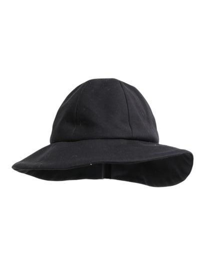 Dolce & Gabbana Cotton & Silk Bucket Hat - Black