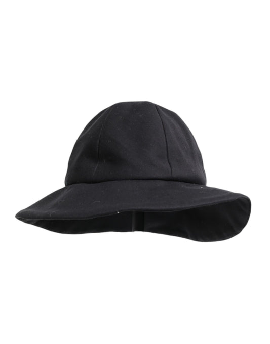 Dolce & Gabbana Cotton & Silk Bucket Hat - Black