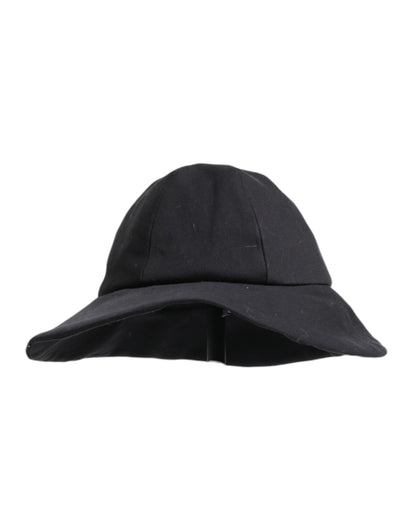 Dolce & Gabbana Cotton & Silk Bucket Hat - Black