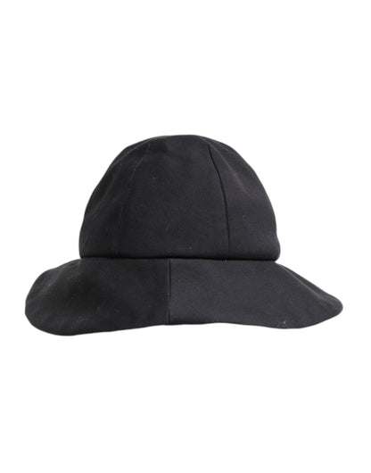 Dolce & Gabbana Cotton & Silk Bucket Hat - Black