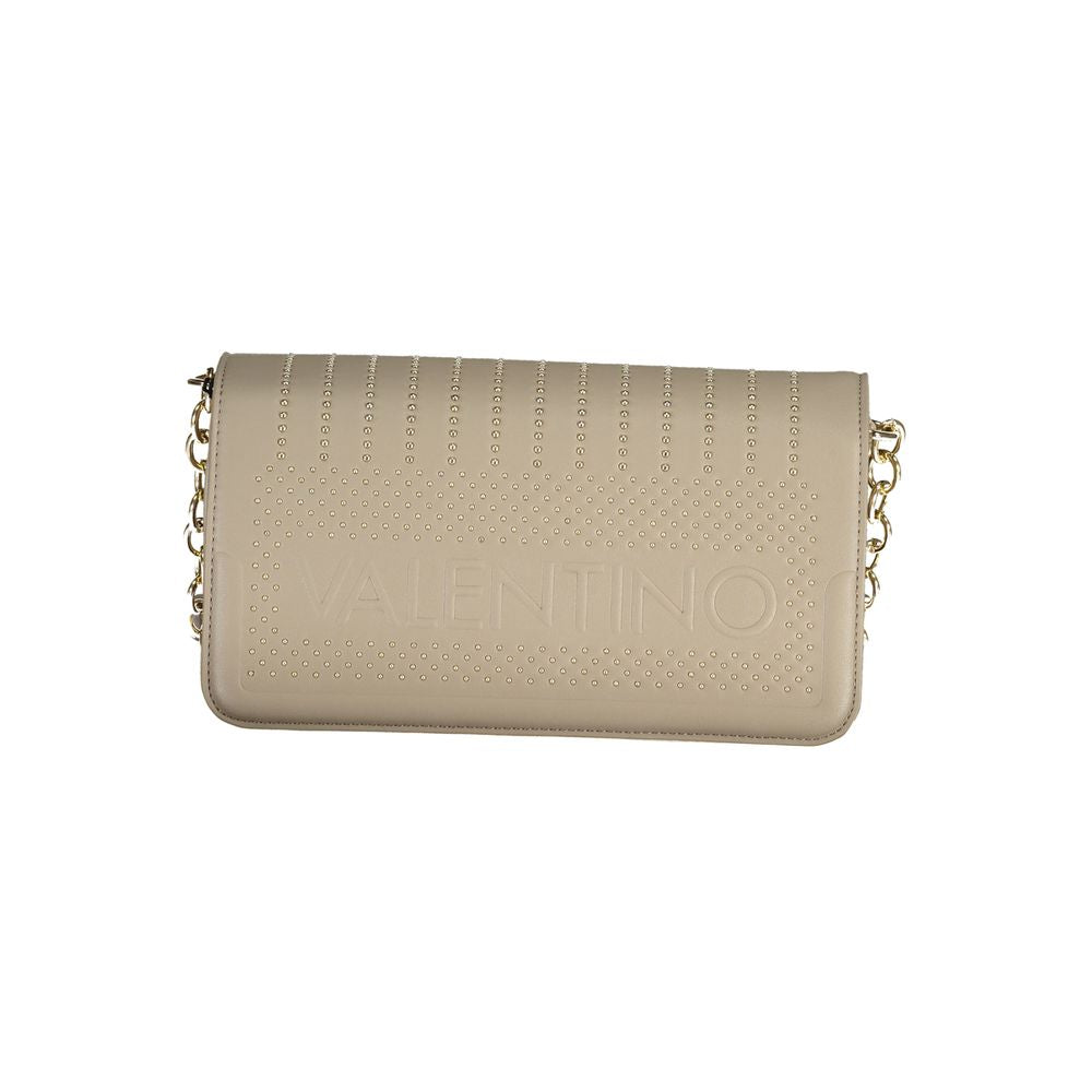 Valentino Bags Beige Faux Leather Shoulder Handbag