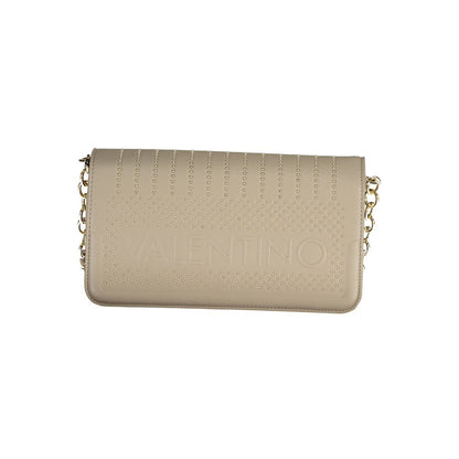Valentino Bags Beige Faux Leather Shoulder Handbag