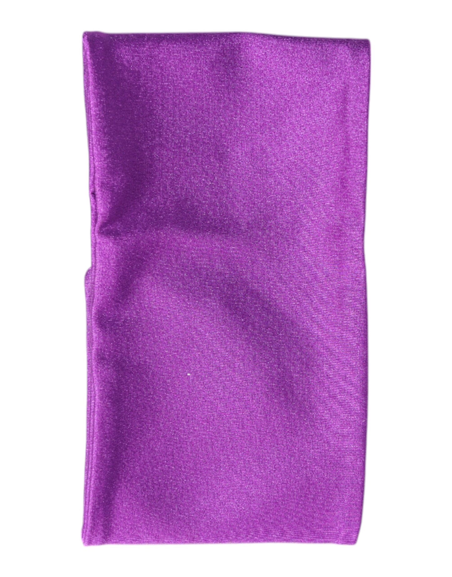 Dolce & Gabbana Purple Nylon Stretch Women Neck Warmer Scarf