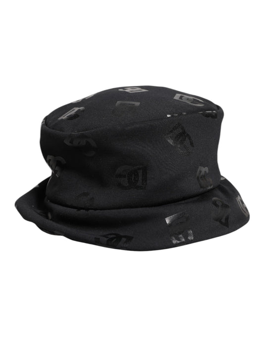 Bucket Hat by Dolce & Gabbana for women in polyester black, jacquard & monogram presents a architectural silhouette, showcasing the architectural Polyester Bucket Hat design with a refined, high-fashion finish.